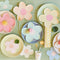 Meri Meri Everyday Entertaining Happy Flowers Large Daisy Shaped Lunch Paper Plates, 9 Inches, 8 Count 636997286518