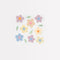 Meri Meri Everyday Entertaining Happy Flowers Small Beverage Napkins, 16 Count 636997285658