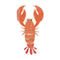 Meri Meri Everyday Entertaining Lobster Shaped Small Beverage Napkins, 16 Count 636997281315