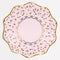 Meri Meri Everyday Entertaining Marie-Antoinette Large Lunch Paper Plates, 10.5 Inches, 8 Count