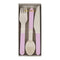 Meri Meri Everyday Entertaining Pink Wooden Cutlery Set, 24 Count 636997218267