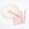 Meri Meri Everyday Entertaining Pink Wooden Cutlery Set, 24 Count 636997218267