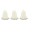 MERI MERI Halloween Halloween Glitter Dipped Ghost Candles, 3 Inches, 3 Count 636997291796