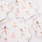 Meri Meri Kids Birthday Ballerina Small Dessert Plates, 7.5 x 9.75 Inches, 8 Count 636997276199