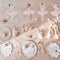 Meri Meri Kids Birthday Ballerina Small Dessert Plates, 7.5 x 9.75 Inches, 8 Count 636997276199