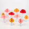 Meri Meri Kids Birthday Honeycomb Mushroom Table Decoration, 10 Count 636997277080