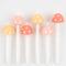 Meri Meri Kids Birthday Mushroom Birthday Candles, 4.75 Inches, 6 Count