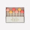 Meri Meri Kids Birthday Mushroom Birthday Candles, 4.75 Inches, 6 Count
