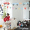 MERI MERI Kids Birthday Race Cars Paper Garland, 72 Inches, 2 Count