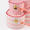 MERI MERI Valentine's Day Love Sweet Love Heart Shaped Suitcases, 2 Count 636997297262