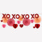 MERI MERI Valentine's Day Love Sweet Love Honeycomb Hearts Garland, 120 Inches, 1 Count 636997295930