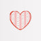 MERI MERI Valentine's Day Love Sweet Love Small Heart Shaped Dessert Napkins, 16 Count 636997296449