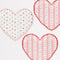 MERI MERI Valentine's Day Love Sweet Love Small Heart Shaped Dessert Paper Plates, 7 Inches, 8 Count 636997296456