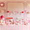 MERI MERI Valentine's Day Love Sweet Love Small Heart Shaped Dessert Paper Plates, 7 Inches, 8 Count 636997296456