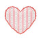 MERI MERI Valentine's Day Love Sweet Love Small Heart Shaped Dessert Paper Plates, 7 Inches, 8 Count 636997296456