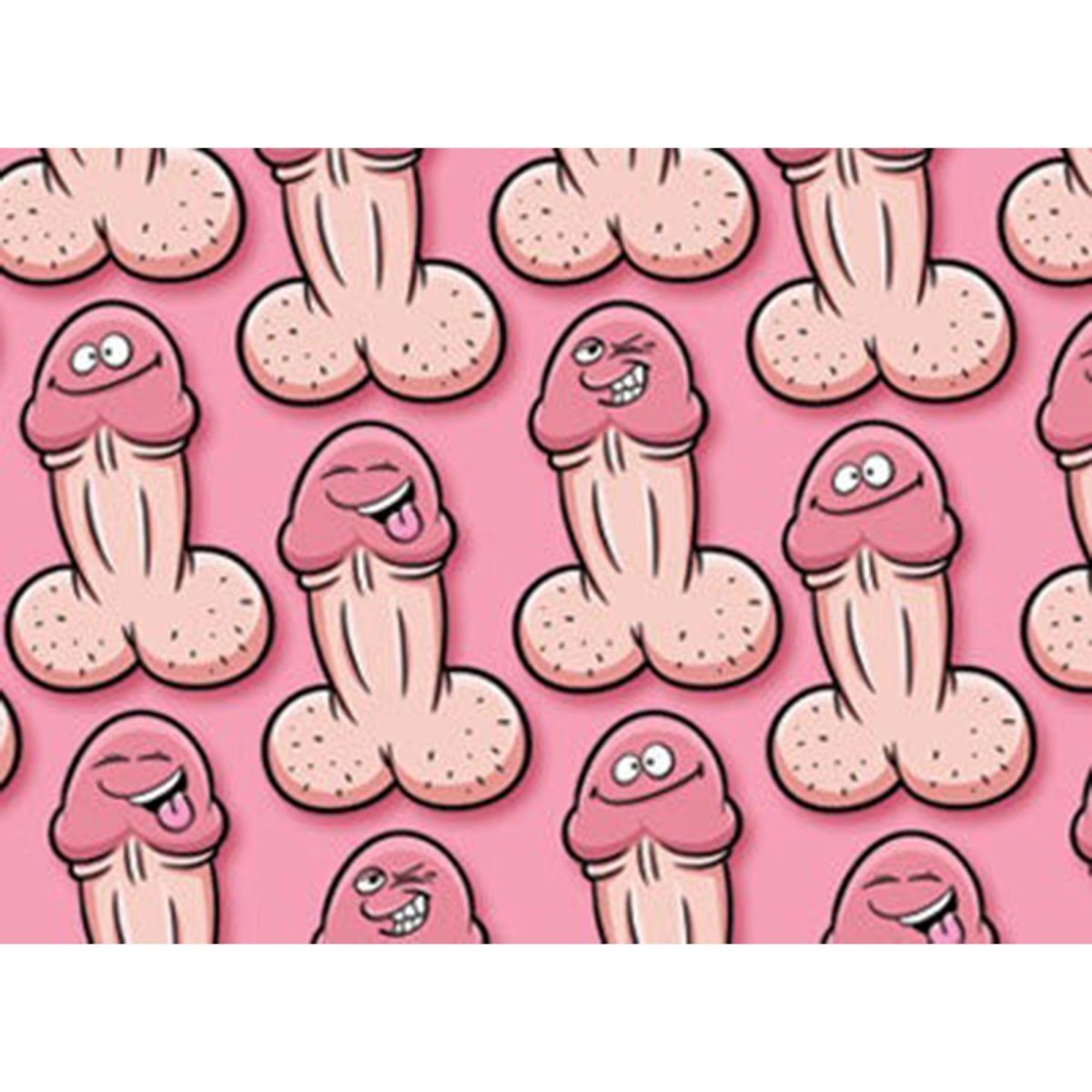 MJM SALES Bachelorette Peckers Gift Wrap, 23x35 Inches 1 Count 623849000118
