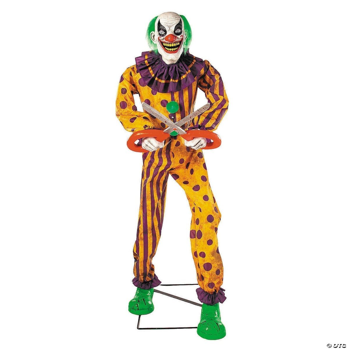 MORRIS COSTUMES Halloween Animated Snippers the Clown Animatronic, 72 Inches, 1 Count 842445188413