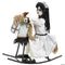 MORRIS COSTUMES Halloween Animated Wooden Rocking Horse Animatronic, 28 Inches, 1 Count 197640532180