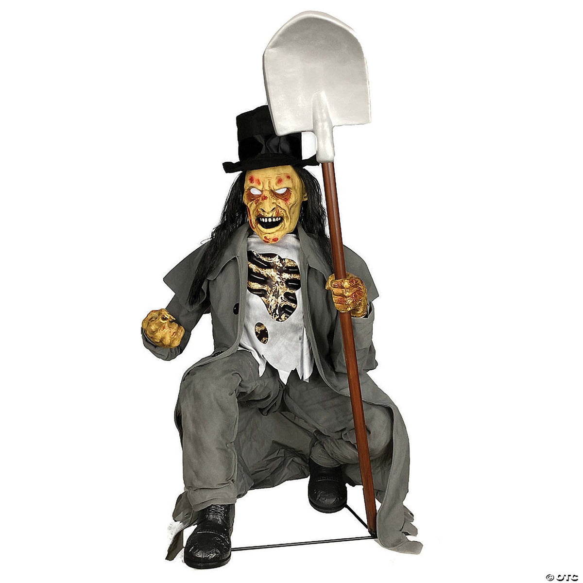 MORRIS COSTUMES Halloween Crouching Grave Digger Animatronic, 1 Count