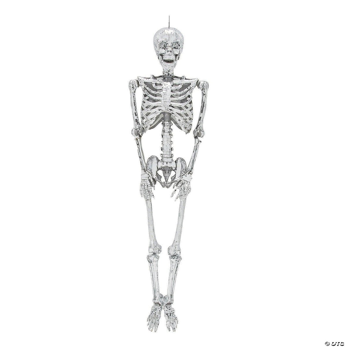 MORRIS COSTUMES Halloween Posable Disco Skeleton, 60 Inches, 1 Count 197640529128