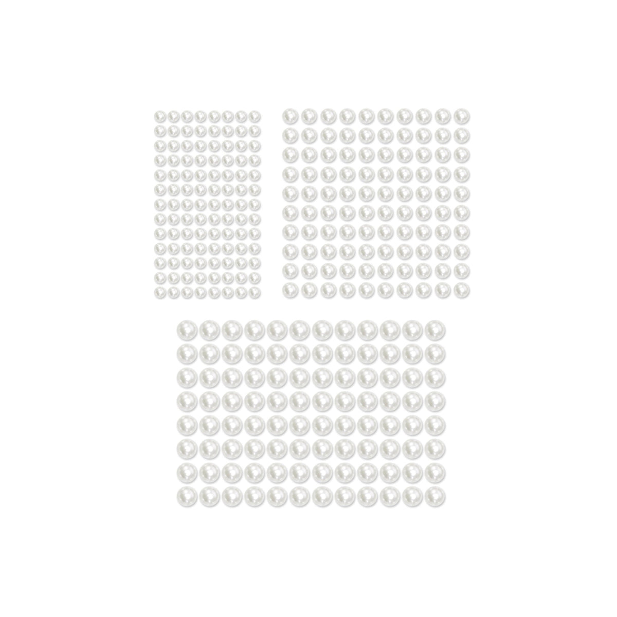 MULTI CRAFT Balloons White Pearl Peel-N-Stick Balloon Stickers, 300 Count 775749252064