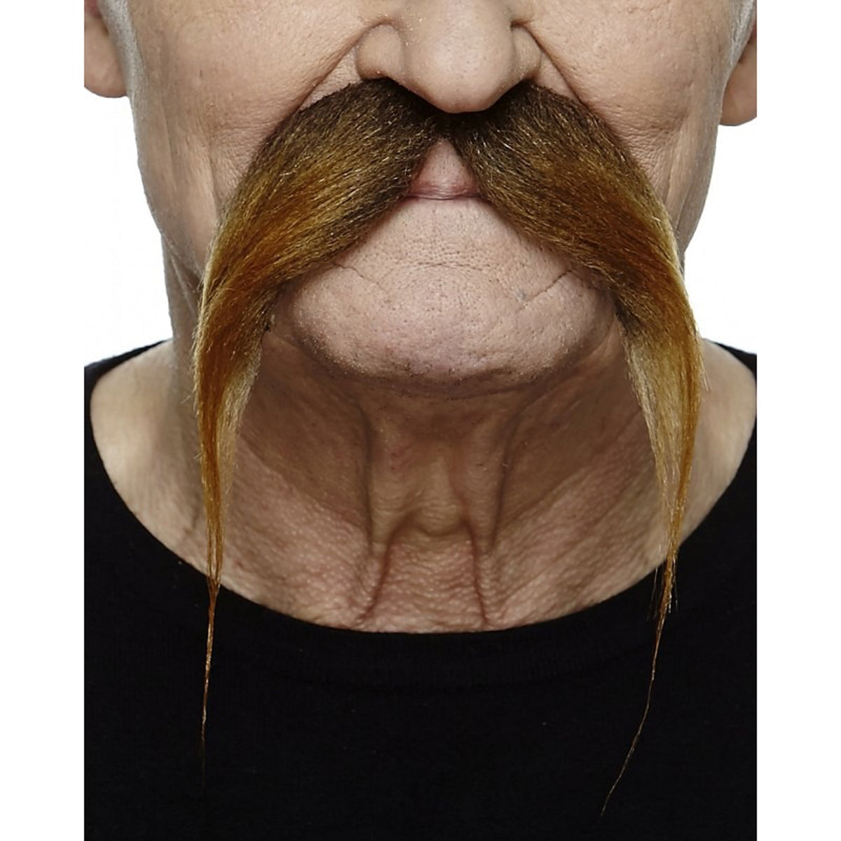 MUSTACHES Costume Accessories Brown Walrus Mustache, 1 Count 4779037236374
