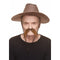 MUSTACHES Costume Accessories Brown Walrus Mustache, 1 Count 4779037236374