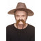 MUSTACHES Costume Accessories Brown Walrus Mustache, 1 Count 4779037236374