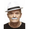 MUSTACHES Costume Accessories Grey and White Painter Brush Mustache, 1 Count 4772036001189