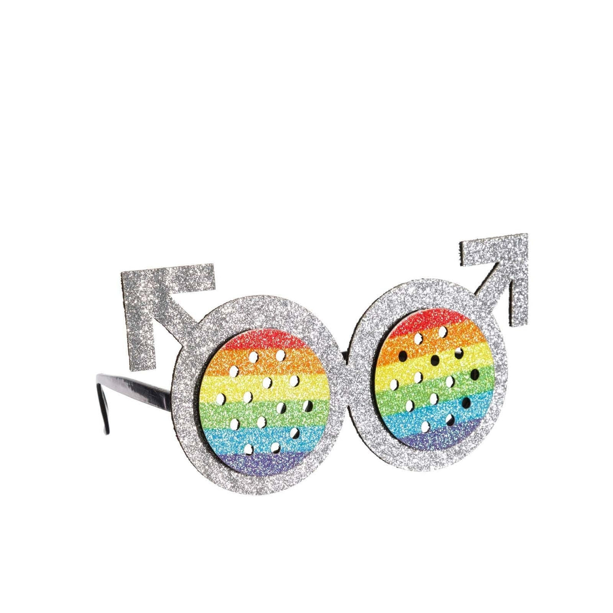 MY OTHER ME FUN COMPANY Costume Accessories Rainbow Glasses for Adults, Multicolor 8435408265416