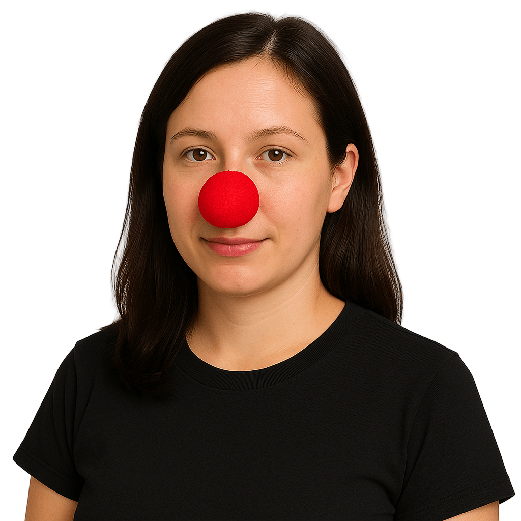 NEZ POUR VIVRE Costume Accessories Red Nose for Clowns, 1 Count 011176441825