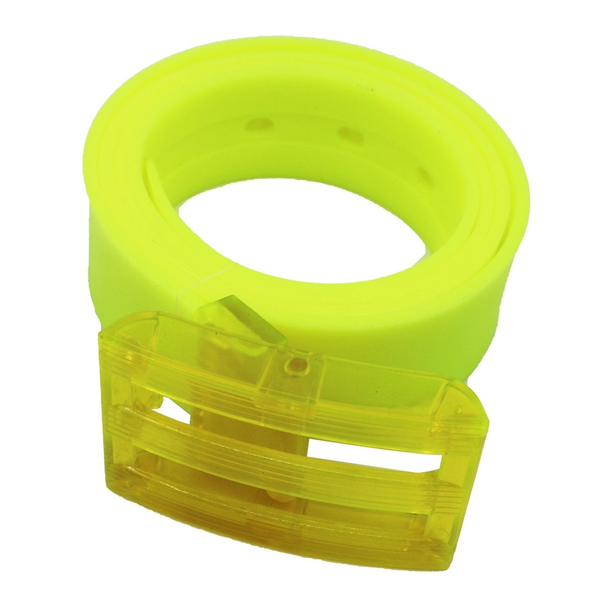 NINGBO NIKO IMP & EXP CO., LTD. Costume Accessories 90s Yellow Neon Belt for Adults 840482504456