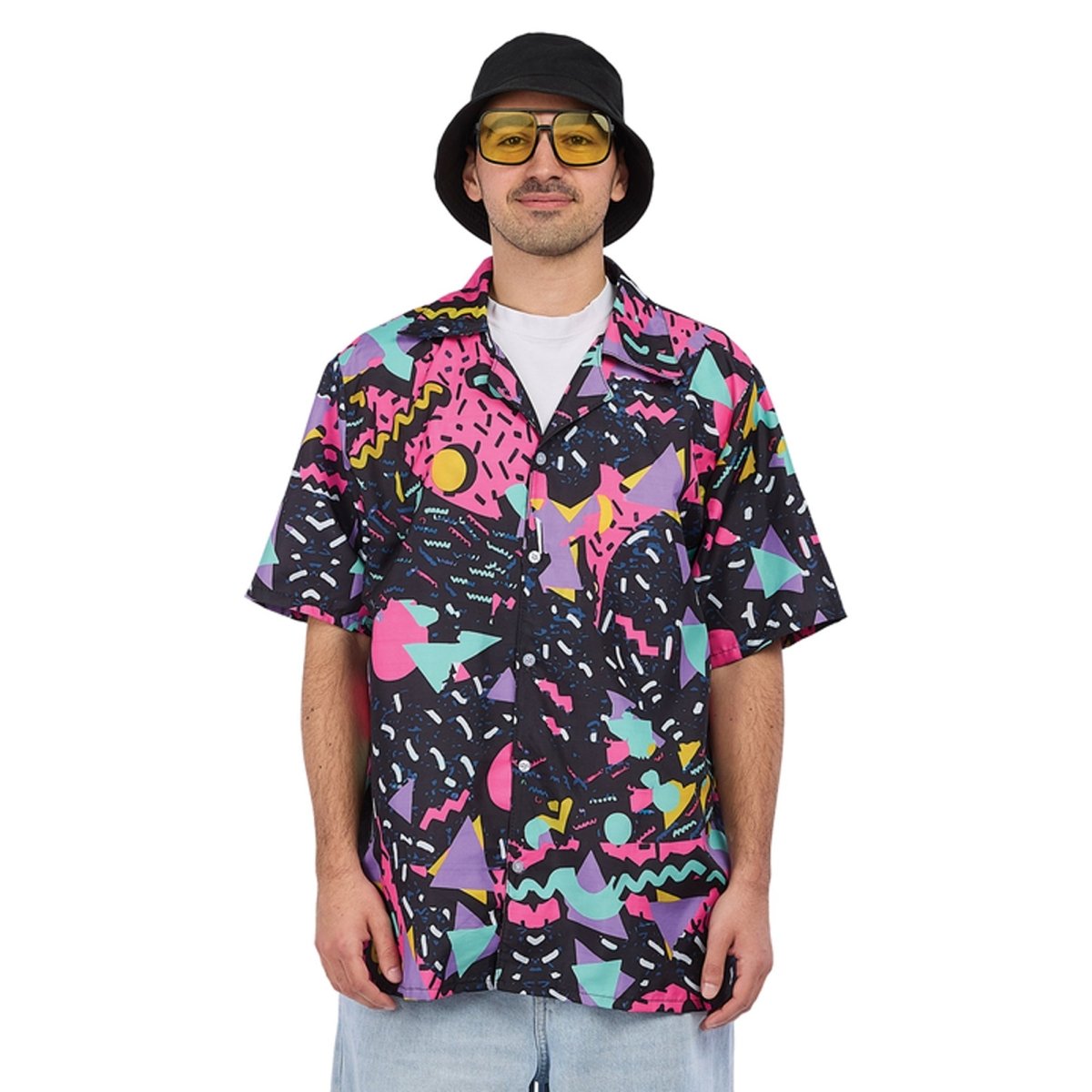 NINGBO NIKO IMP & EXP CO., LTD. Costume Accessories Black Festival Shirt for Adults