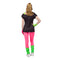 NINGBO NIKO IMP & EXP CO., LTD. Costume Accessories I Love 80s T-Shirt for Adults, Black