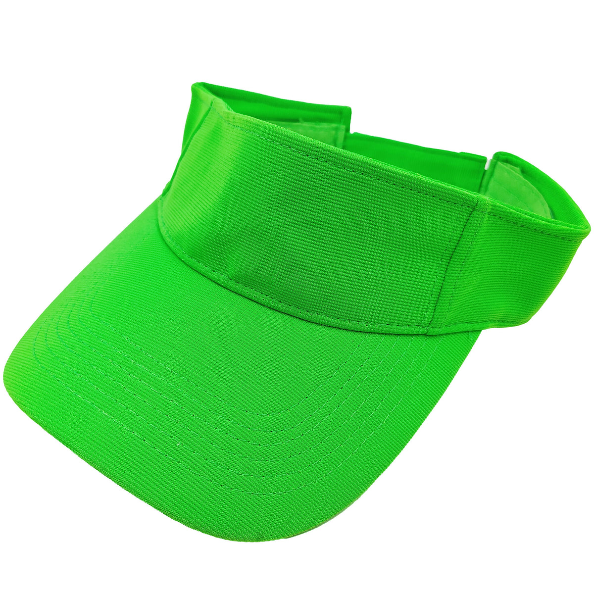 NINGBO NIKO IMP & EXP CO., LTD. Costume Accessories Neon Green Visor Cap for Adults 840482504845