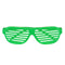 NINGBO NIKO IMP & EXP CO., LTD. Costume Accessories Neon Lime Green Plastic Glasses for Adults 840482505552