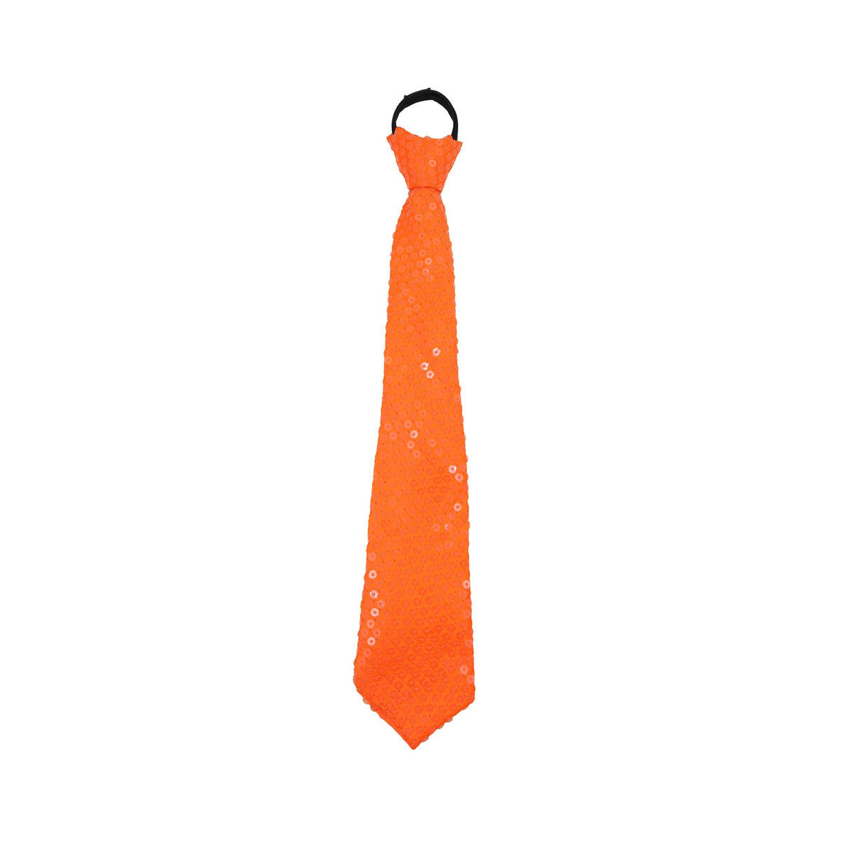 NINGBO NIKO IMP & EXP CO., LTD. Costume Accessories Neon Orange Tie, 1 Count 840482504708