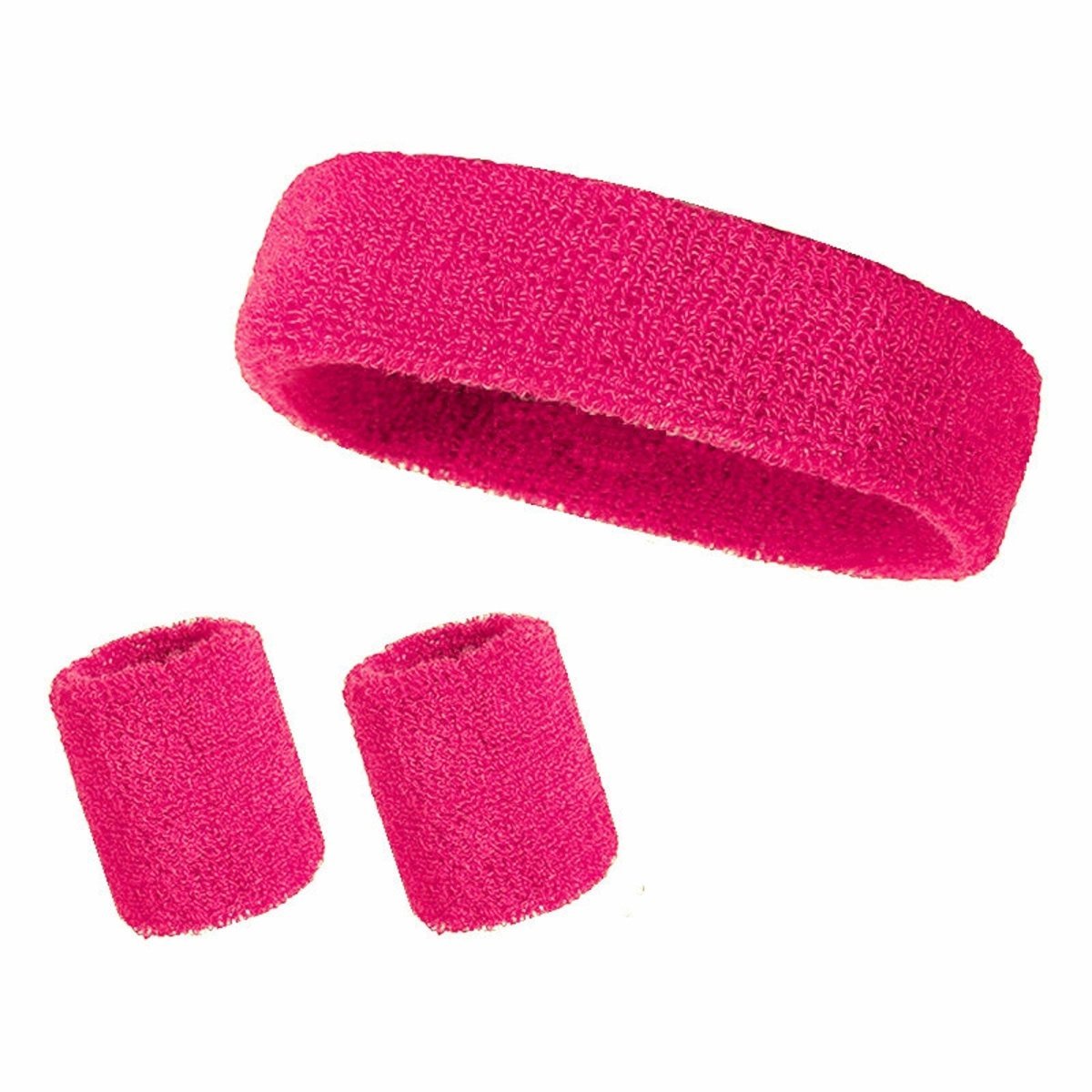 NINGBO NIKO IMP & EXP CO., LTD. Costume Accessories Neon Pink Aerobics Accessory Set for Adults 840482505538
