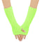 NINGBO NIKO IMP & EXP CO., LTD. Costume Accessories Neon Yellow 80s Gloves for Adults 840482504784
