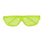 NINGBO NIKO IMP & EXP CO., LTD. Costume Accessories Neon Yellow Plastic Glasses for Adults 840482504821