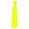 NINGBO NIKO IMP & EXP CO., LTD. Costume Accessories Neon Yellow Tie, 1 Count 840482504692
