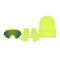 NINGBO NIKO IMP & EXP CO., LTD. Costume Accessories Neon Yellow Winter Festival Set for Adults 840482505873