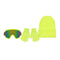 NINGBO NIKO IMP & EXP CO., LTD. Costume Accessories Neon Yellow Winter Festival Set for Adults 840482505873