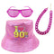 NINGBO NIKO IMP & EXP CO., LTD. Costume Accessories Pink 90s Retro Accessory Kit for Adults 840482504340