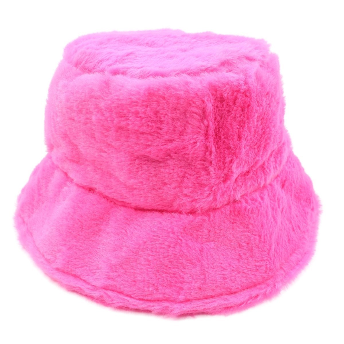 NINGBO NIKO IMP & EXP CO., LTD. Costume Accessories Pink Faux Fur Hat for Adults 840482505798