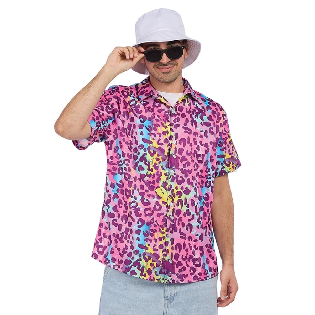 NINGBO NIKO IMP & EXP CO., LTD. Costume Accessories Pink Festival Shirt for Adults