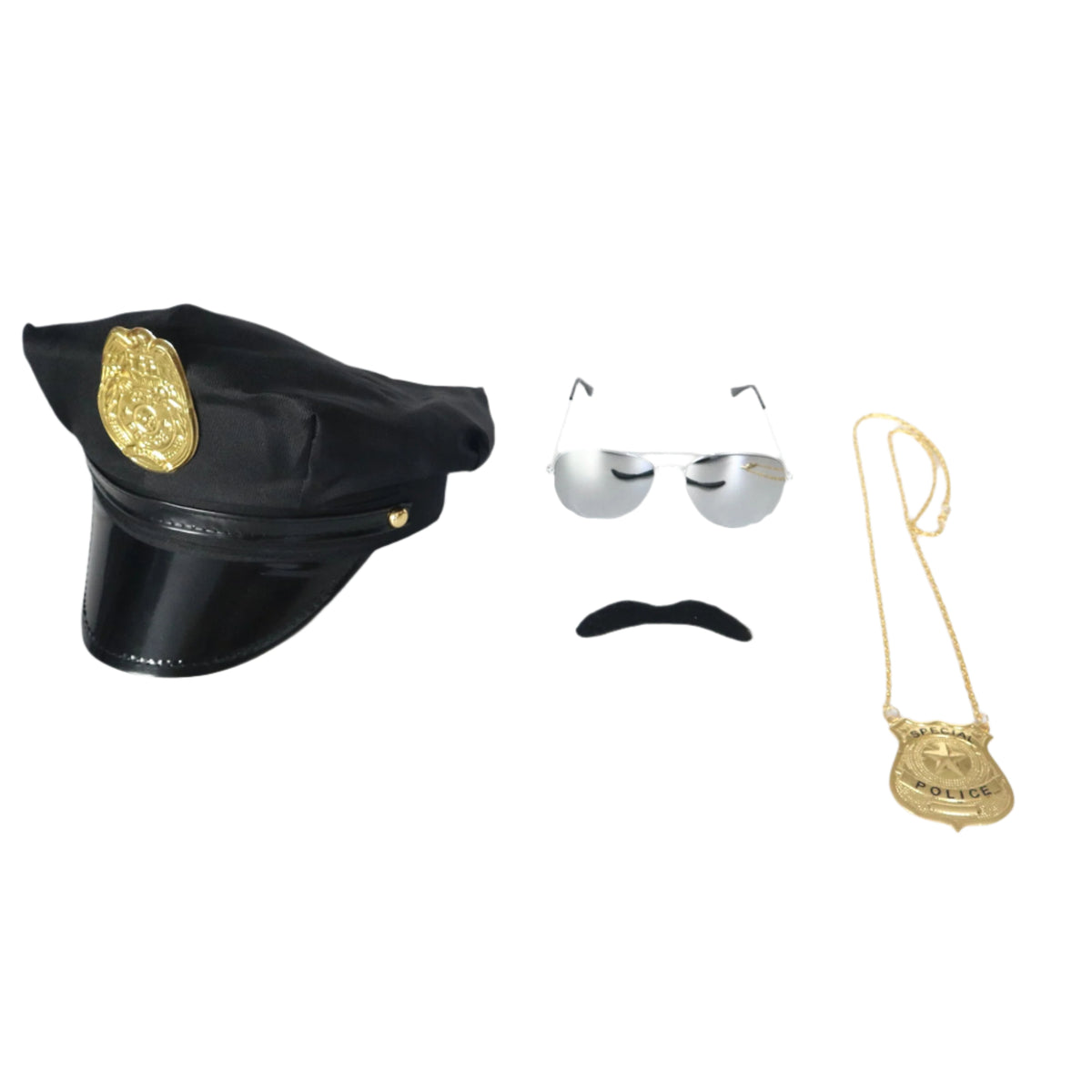 NINGBO NIKO IMP & EXP CO., LTD. Costume Accessories Police Accessory Set for Adults 840482506047