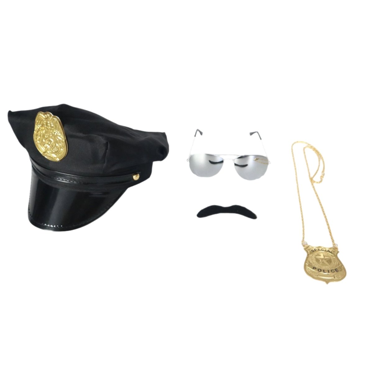 NINGBO NIKO IMP & EXP CO., LTD. Costume Accessories Police Accessory Set for Adults 840482506047