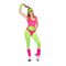 NINGBO NIKO IMP & EXP CO., LTD. Costumes Aerobics Queen Costume for Adults, Green Leggings