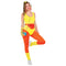 NINGBO NIKO IMP & EXP CO., LTD. Costumes Aerobics Queen Costume for Adults, Orange Leggings
